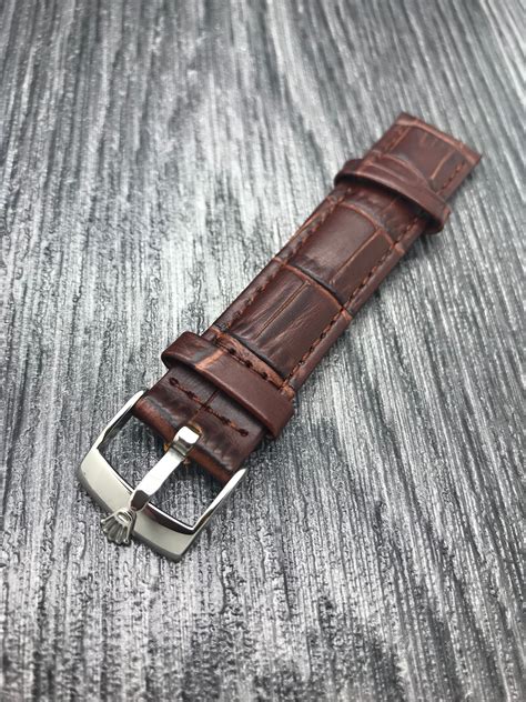 watch rolex leather strap|rolex original leather strap.